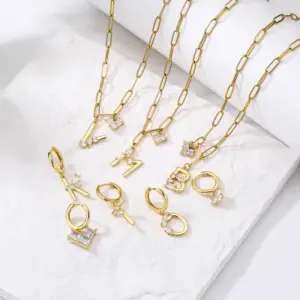 Copper Letter Copper Necklaces