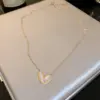 Wholesale 304 Stainless Steel Heart Shape PVD Coated Golden Plated Simple Style Plating Gold Pendant Necklace