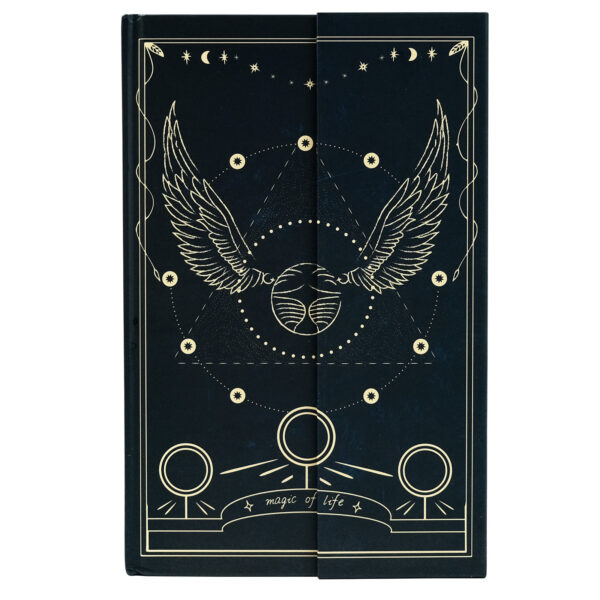 Wholesale Magic Snitch Series Retro European Style Artistic Printed Notebook Hard-faced Magnetic Button Student's Journal Book