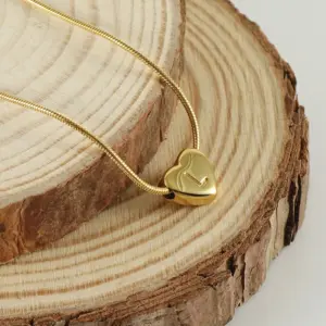 Wholesale Elegant Letter Heart Shape Stainless Steel Titanium Steel Necklace