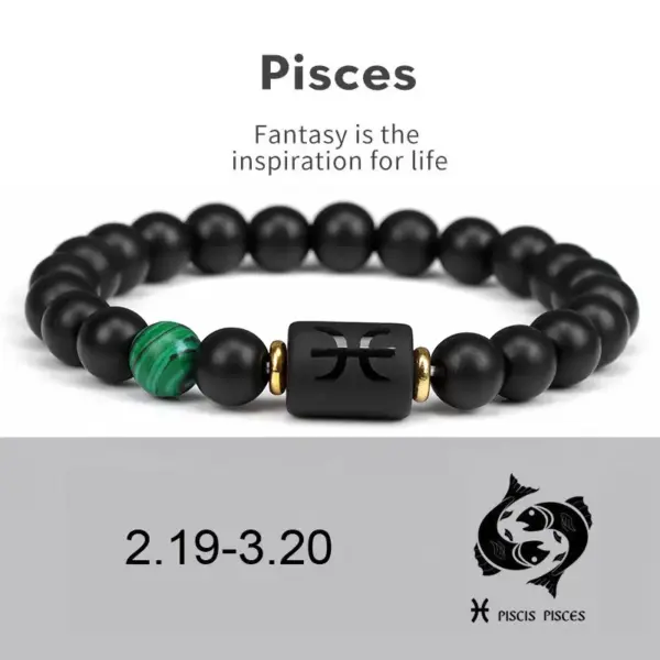 Fashion Geometric Natural Stone Patchwork Bracelets 1 Piece