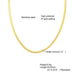 Golden 3mm * 55 5cm