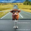 oly-63518e92552186192a914886b3597357 Wholesale 2D flat acrylic cute Niuniu car decoration ornaments