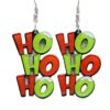 Wholesale European and American Christmas Acrylic Earrings