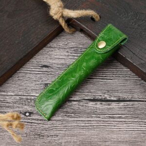 Carved leather Green / One outfit