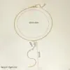 Wholesale Ion Plating (IP) Real Gold Plated 14K Gold Geometric 304 Stainless Steel Elegant Simple Style Waterproof Non Tarnish 304 Stainless Steel Necklace