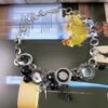 oly-6365fc19507e8389e83a8047bc36a2f1 Wholesale Y2g black memories button star necklace heavy industry girl sweet cool Asian culture exaerated gothic punk clavicle chain