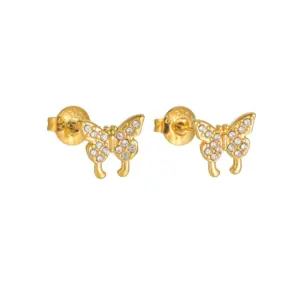 Medium Butterfly Studs 922