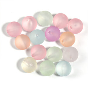 Matte beads (random color mixing) / 16mm