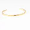 Wholesale Letter Stainless Steel Titanium Steel Retro Wristband Bracelets Bangle