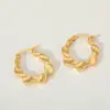 Wholesale 1 Pair Casual Elegant Geometric 304 Stainless Steel 18K Gold Plated Ear Studs