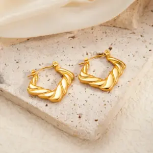 Square Twist Earrings