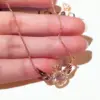 Wholesale Jewelry Fashion Geometric Copper Diamond Necklace