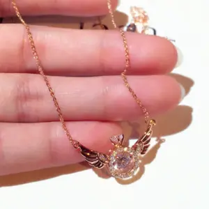 Wholesale Jewelry Fashion Geometric Copper Diamond Necklace