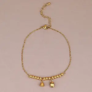 Golden Lotus Anklet