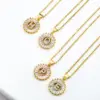 Wholesale Water Plating 18K Gold Plated Real Gold Plated Letter 304 Stainless Steel Copper Fashion Waterproof Non Tarnish 304 Stainless Steel Necklace
