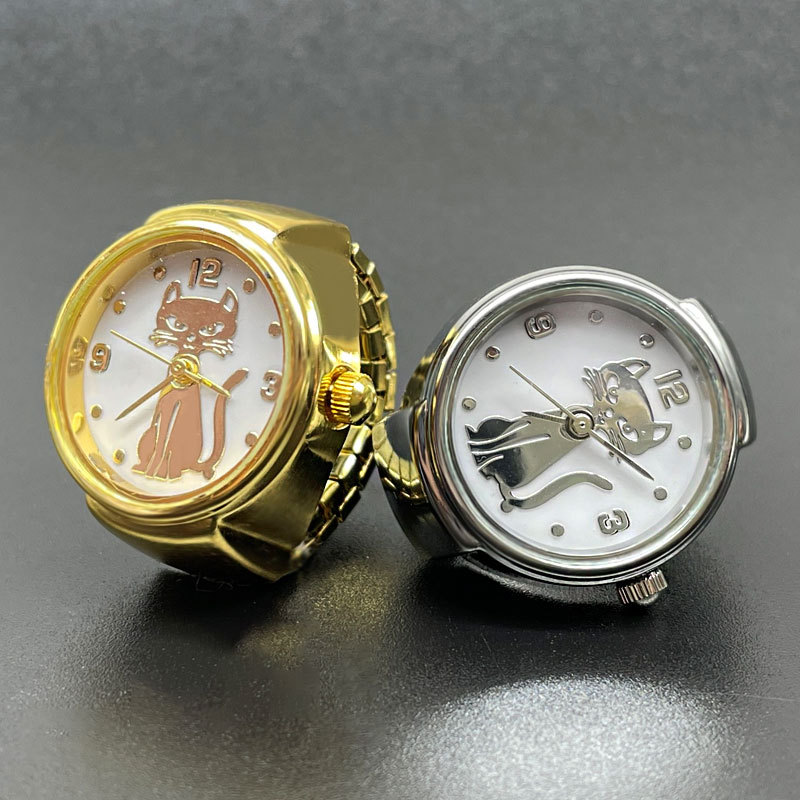 Wholesale [Ring Watch Factory Store] Cross-Border E-Commerce Best-Selling Creative Men's and Women's Simple Watches, Rings and Bracelets Can See Time