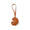 Wholesale New creative patch croissant pendant DIY leather bag keychain jewelry accessories