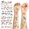 Wholesale New Cartoon Watercolor Bird Tattoo Waterproof Party Party Gift Funny Fun Face Stickers Cross-border