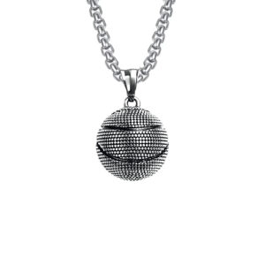 Basketball + stainless steel chain
