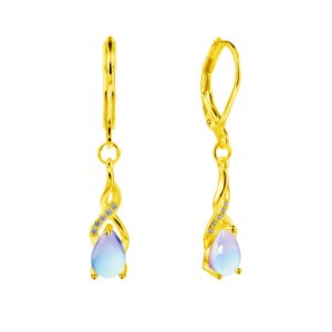 Moonstone earrings [gold]