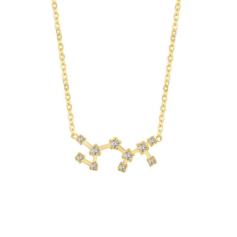 Wholesale Casual Simple Style Contion Stainless Steel Titanium Steel Plating Inlay Zircon Necklace