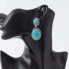 oly-6405bf9de48f13acc11c03ab383affad Wholesale Exaggerated Bohemian Turquoise Drop Earrings