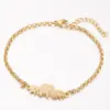 Wholesale PVD Coated Real Gold Plated Heart Butterfly Elephant Stainless Steel Fashion Waterproof Non Tarnish Bracelets