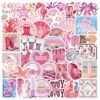 oly-64215a8e37d9c6eb3fb7be26871efc94 Wholesale 50 pink coast girl cartoon series stickers