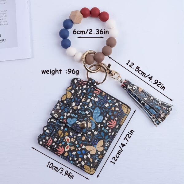 Wholesale Jewelry with butterfly print wallet and keychain