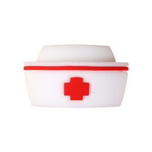 3d red nurse hat