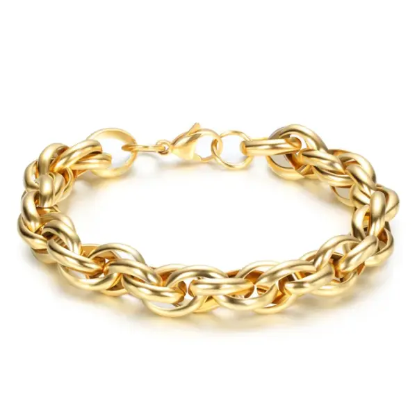 Wholesale Fashion Round Titanium Steel Bracelets 1 Piece