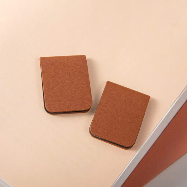 Wholesale Leather Magnetic Bookmark Fashion Magnetic Page Clip