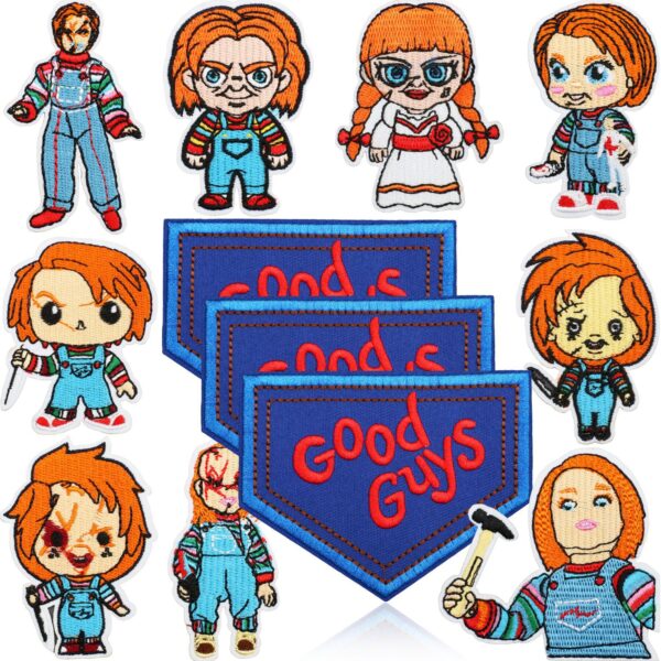 oly-643b2405255aa13e014f5ef780eb3ec1 Wholesale Howling Day Horror Figure Embroidered Cloth Sticker Ghost Bride Holiday ess Patch Ghost Doll Embroidered Label