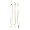 Wholesale Jewelry Modern Style Classic Style Cross Titanium Steel Plating Pendant Necklace