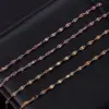 Wholesale PVD Coated Real Gold Plated 18K Gold Geometric Stainless Steel Basic Waterproof Non Tarnish Titanium Steel Necklace