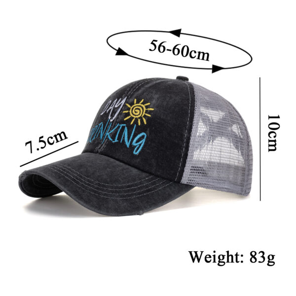 Wholesale Cross-border AliExpress Amazon ebay new letters embroidered horizontal cross net cap baseball cap sun hat B995