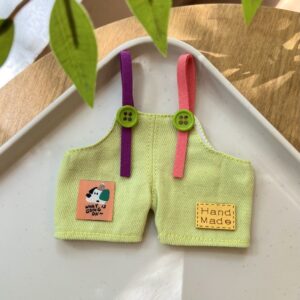 Green puppy overalls