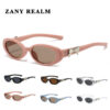 Wholesale 24 new jennie sunglasses women's oval small frame high sense sunglasses bow Europe and the United States cross-border