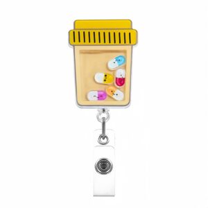 Yellow medicine bottle