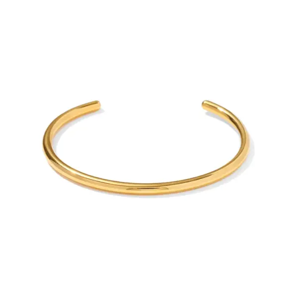 Wholesale Simple Style Geometric Stainless Steel Bangle In Bulk