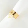 Wholesale 304 Stainless Steel Star PVD Coated 14K Gold Plated 18K Gold Plated Simple Style Waterproof Non Tarnish Gold Charm Rings