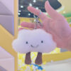 Wholesale Ins Popular Cute Cloud Keychain Pendant Girl Heart Little White Cloud Doll Backpack Couple Pendant Plush Toy