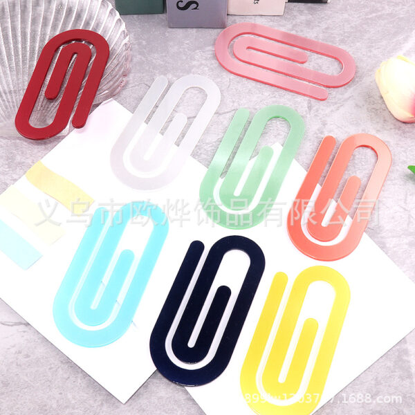 Wholesale Acrylic paperclip bookmark