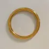 Retro Simple Style Streetwear Solid Color Stainless Steel Plating 14k Gold Plated Bangle