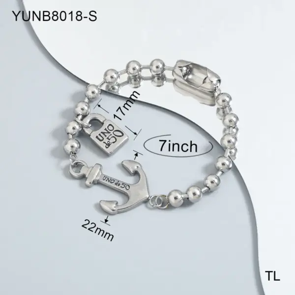 PVD Coated Real Gold Plated 18K Gold Solid Color 304 Stainless Steel Simple Style Streetwear Waterproof Non Tarnish 304 Stainless Steel Bracelets