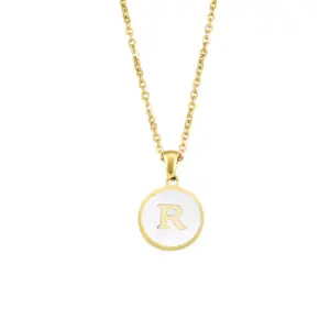 Letter R / 18K Furnace Real Gold
