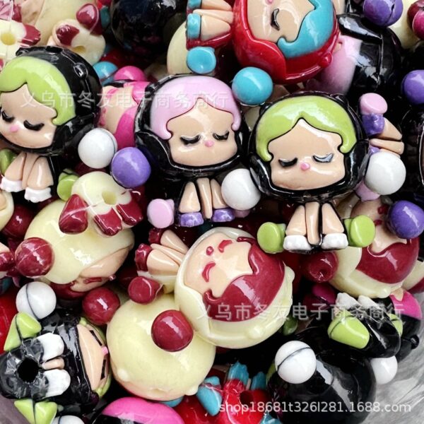 oly-64d37e282c92830e04b3d23e82aee411 Wholesale Cute Hug Series Cute Sitting Posture Beads OLY Exclusive