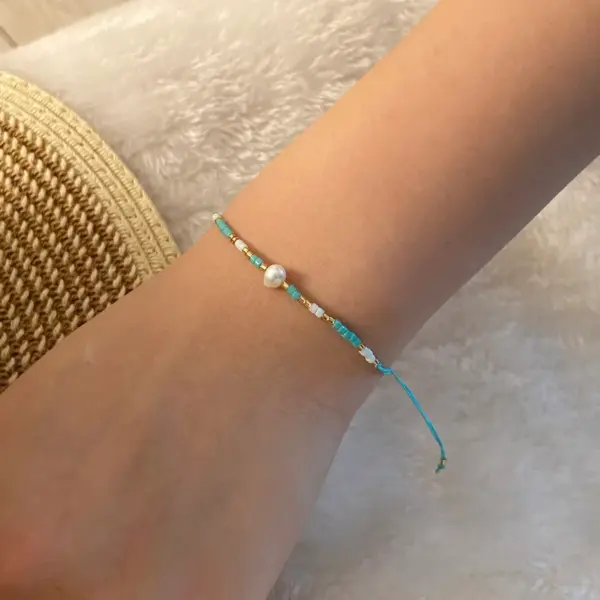 Wholesale Simple Style Commute Color Block 18K Gold Plated Rope Wholesale Bracelets