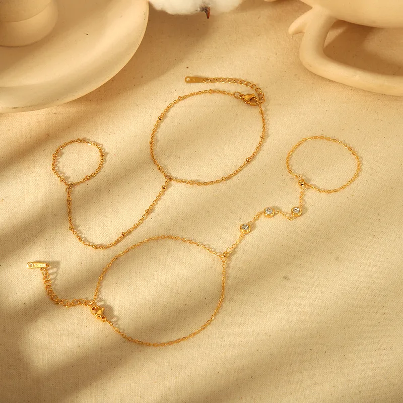 Wholesale PVD Coated Real Gold Plated 18K Gold Solid Color 304 Stainless Steel Elegant Simple Style Waterproof Non Tarnish 304 Stainless Steel Lobster